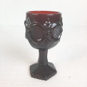 🔥Vintage 1976 Cape Cod Ruby Red 4 Ounce Sherry Glass